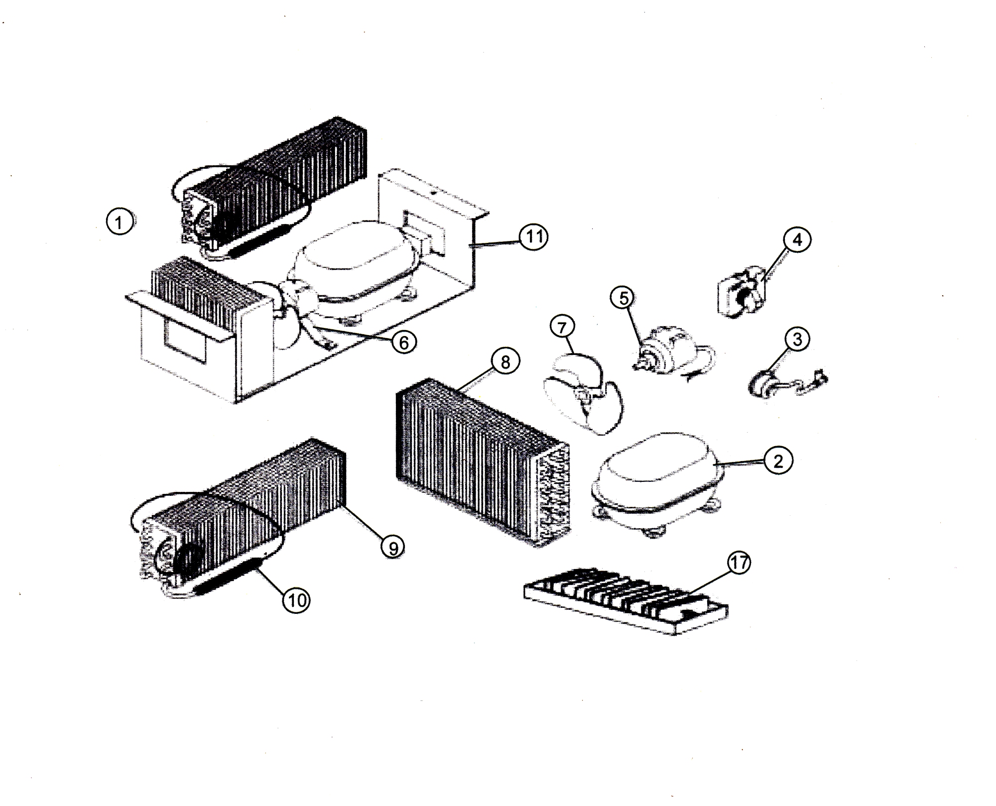 GF24/34/48 Refrigeration Components