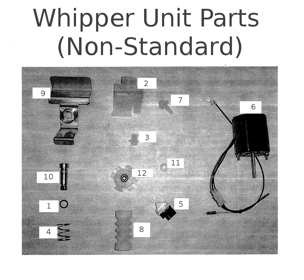 Not Standard Whipper Parts